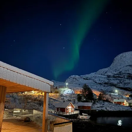 Waterfront Villa With Private Dock In Lofoten